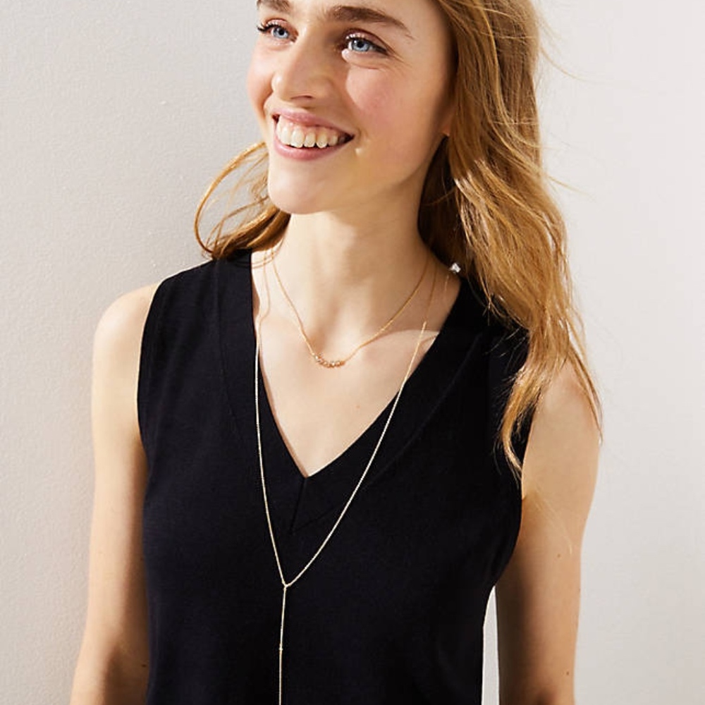 🆕 LOFT STONE & Y NECKLACE SET